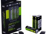 VERICO USB-Akkus mit Ladekabel LoopEnergy AA2550 Li-Ion Mignon AA 1700 mAh, 4 St.