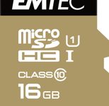 Emtec Gold+ microSD Speicherkarte 16 GB inkl. SD-Adapter