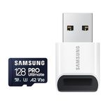 Samsung PRO Ultimate MB-MY128SB Speicherkarte 128 GB mit USB Kartenleser