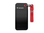 Verbatim Pocket SSD - 1 TB, Schwarz, Rot