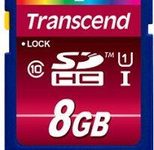 Transcend SDU1 Speicherkarte 8 GB