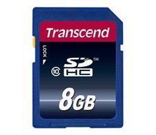 Transcend TS8GSDHC10 Speicherkarte 8 GB