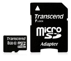 Transcend TS8GUSDHC10 Speicherkarte 8 GB