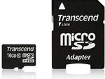 Transcend GUSDU1 microSDHC Speicherkarte 16 GB