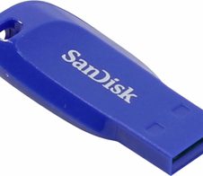 SanDisk Cruzer Blade USB-Stick 64 GB, blau