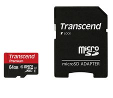 Transcend GUSDU1 microSDXC Speicherkarte 64 GB