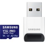 Samsung PRO Plus MB-MD128SB Speicherkarte 128 GB mit USB Kartenleser