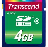 Transcend TS4GSDHC4 Speicherkarte 4 GB