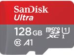 SanDisk Ultra microSDXC Speicherkarte 128GB + SD Adapter