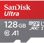 SanDisk Ultra microSDXC Speicherkarte 128GB + SD Adapter
