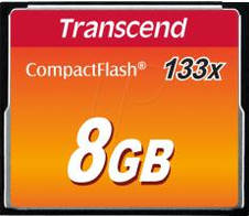 Transcend TS8GCF133 Speicherkarte 8 GB