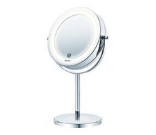 beurer BS 55 Beleuchteter Kosmetikspiegel Chrom