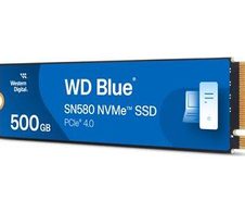 WD Blue SN580 SSD - 500 GB - intern - M.2 2280 - PCIe 4.0 x4 (NVMe)