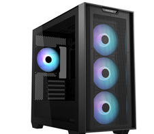 ASUS A21 PLUS TG ARGB microATX PC Gehäuse, schwarz