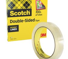 Scotch doppelseitiger Klebeband 19mm x 33m, 1 Rolle