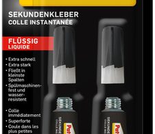 Pattex Flüssig Sekundenkleber 2x 2,5g