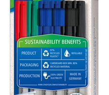 STAEDTLER Lumocolor Folienstifte farbsortiert non-permanent 6 St.