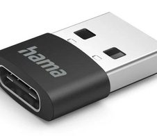 Hama Adapter 00201532 USB-C Buchse auf USB-A Stecker 3er Pack Schwarz