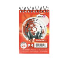 LANDRÉ® Notizblock DIN A7 kariert