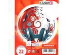LANDRÉ® Notizblock DIN A6 kariert