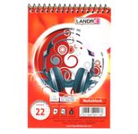 LANDRÉ® Notizblock DIN A6 kariert