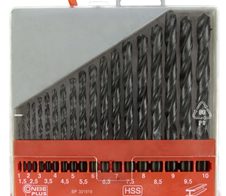 CON:P Metallbohrer-Set, 19-teilig