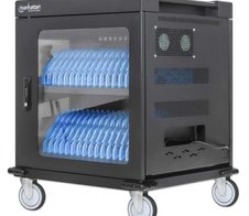 Manhattan Ladeschrank auf Rollen mit 32 Steckdosen