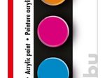 Marabu Acrylfarben-Set Neon, farbsortiert
