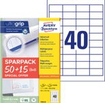 AVERY Zweckform Etiketten 48,5 x 25,4 mm, weiß