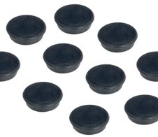 FRANKEN Magnet Ø 3,8 cm, rund, schwarz