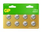 GP Knopfzellen CR2032 Lithium 3,0 V, 8 St.