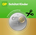 GP Knopfzellen CR2430 Lithium 3,0 V, 4 St.