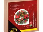 Idena LED Dekoleuchte Weihnachtskranz, grün