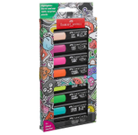 FABER-CASTELL Textmarker Graffiti, farbsortiert