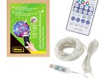 Idena 100er Smart Lichterkette, transparent, 12,0 m