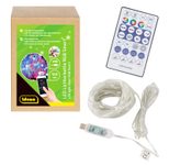 Idena 100er Smart Lichterkette, transparent, 12,0 m