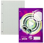 herlitz Schulhefte x.book rautiert, DIN A4, 50 Seiten