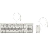 HP 225 Kabelgebundene Tastatur Maus Set weiß