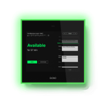 Evoko Naso 2.0 Raummanager digitales Türschild 8 Zoll (20,32 cm) inkl. 1 Jahr Booking Plus Lizenz