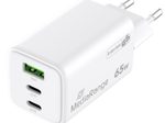 MediaRange GaN Ladeadapter 65W weiß