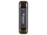 Transcend ESD310C Externe SSD 1 TB, schwarz