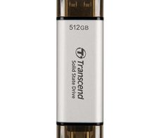 Transcend ESD310 Externe SSD 512 GB, silber