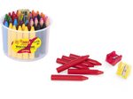JOVI Wachsmalstifte Wax Crayons Jumbo, 60 Stifte