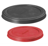 WESTMARK Frischhalte-Abdeckhauben, schwarz/rot