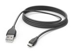 hama USB A Kabel 3,0 m schwarz, 1 St.