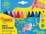 JOVI Wachsmalstifte Jumbo Easy Grip, 12 Stifte