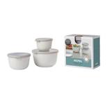 MEPAL Multischüssel Set Cirqula, nordic white, 0,5/1,0/2,0 l