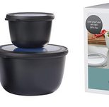 MEPAL Multischüssel Set Cirqula, nordic black, 0,5/1,0/2,0 l