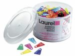 Laurel® Büroklammern farbsortiert