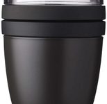 MEPAL Speisebehälter Ellipse nordic black 0,5 + 0,2 l